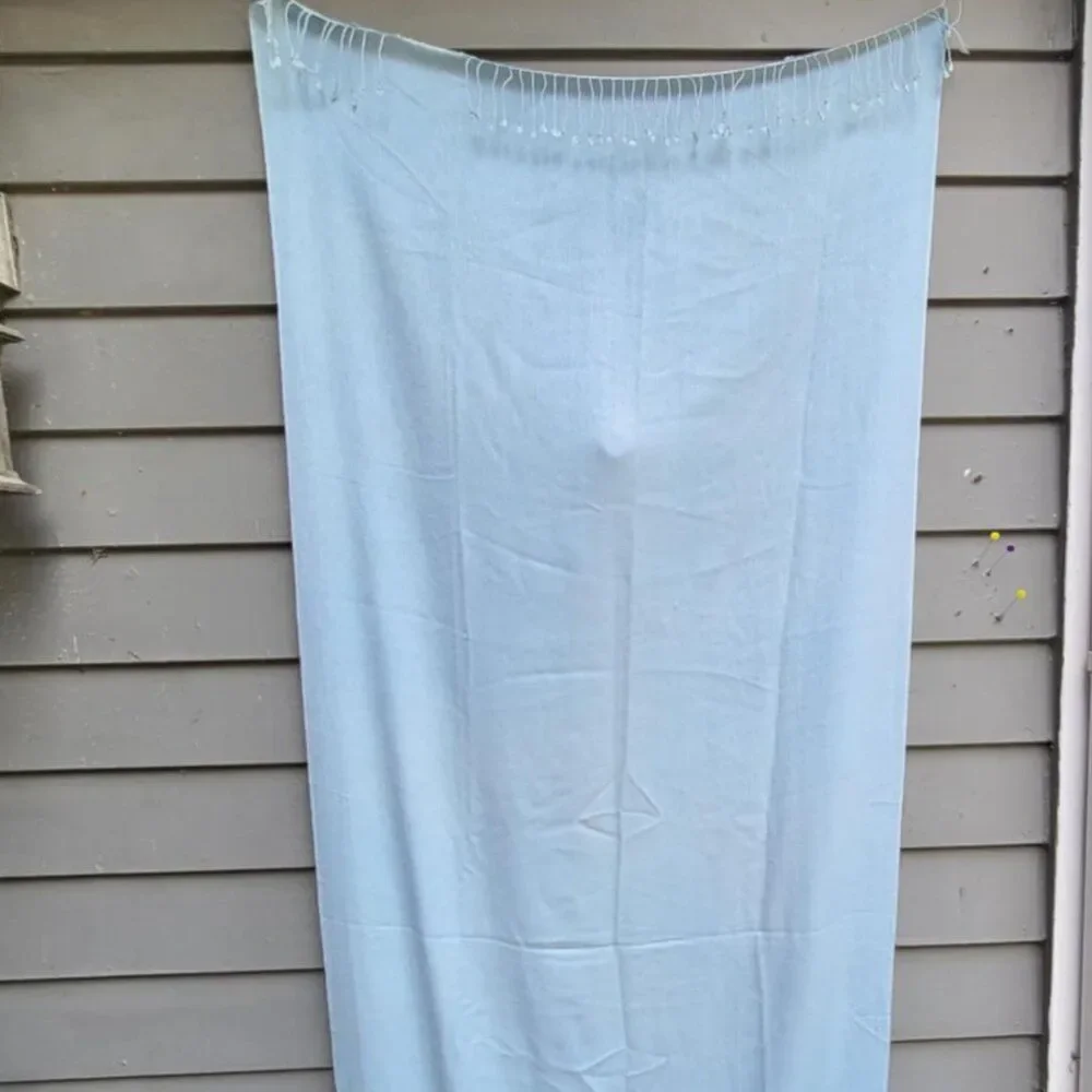 Blue Large Wrap feels like Cashmere
